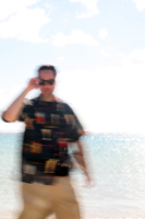 JOHNNY ALOHA - Waikiki, Summer 2010.  Photograph by Rae Huo.